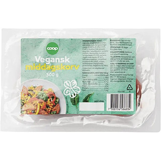 Coop Middagskorv Vegansk