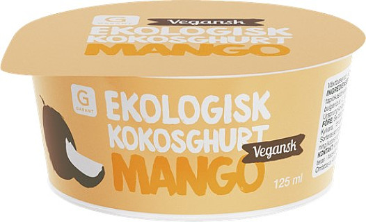 Garant Ekologisk kokosghurt mango