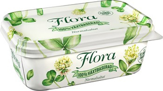 Flora 100 % Växtbaserad