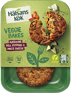 Hälsans Kök Veggie Bakes - Aubergine, paprika & ost