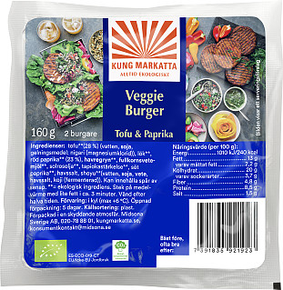 Kung Markatta Veggieburger Tofu Paprika