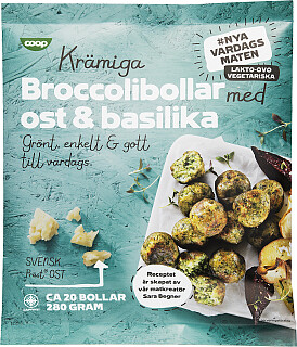 Coop Broccolibollar Ost & Basilika